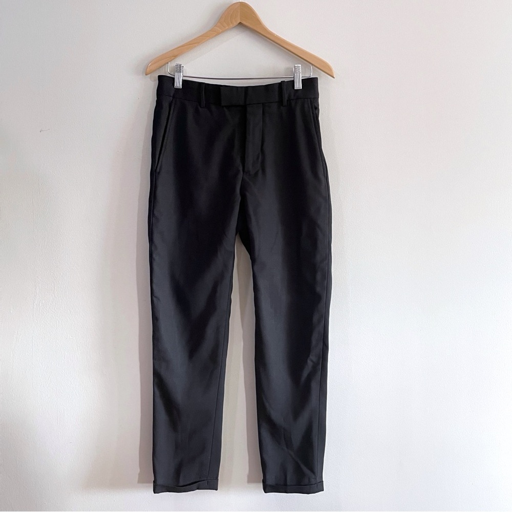 Marni Black Trousers Button-fly Wool Blend Business Old Money, Women 46 (US 10)